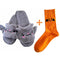 Halloween New Bat Slippers Women Plush Shoes Lightweight Home Silent Fuzzy Slipper Men Flip Flops Cartoon Kid Adults Flat Slides