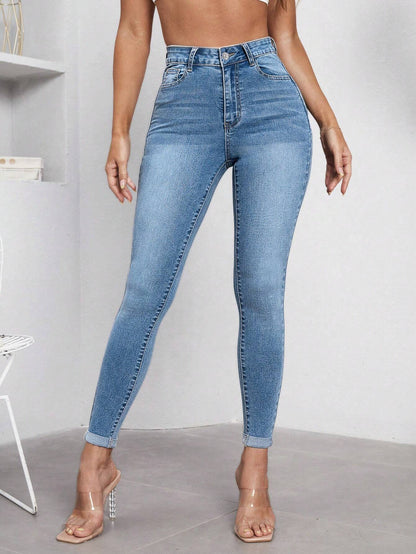 Essnce High Waist Skinny Jeans