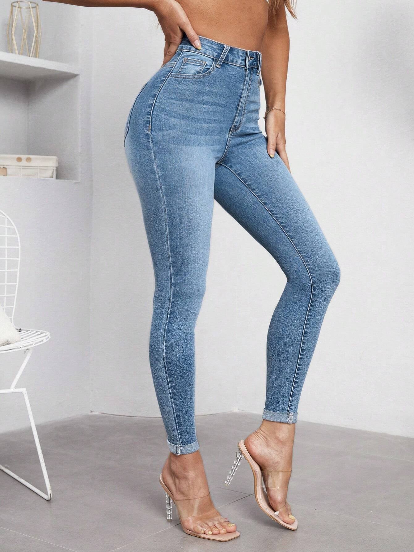 Essnce High Waist Skinny Jeans